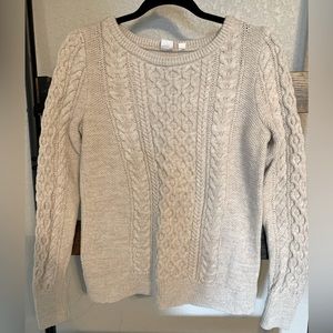 GAP cable knit sweater | M